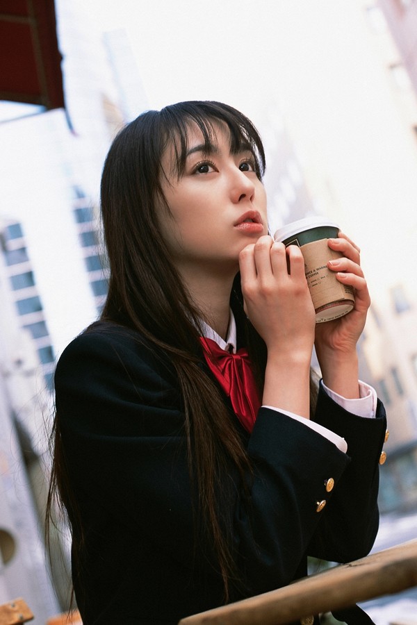 [图片4]-秋山莉奈写真集《キミの素颜こつそりのぞいちやいま？？？》高清全本[58P]插图-猩猩智库-提供高质量的日系写真！