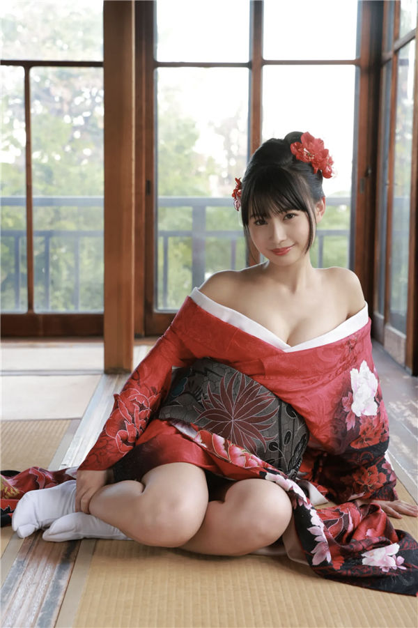 [图片7]-望月琉叶写真集《着物の下は、まさかの美バスト》高清全本[73P]插图-猩猩智库-提供高质量的日系写真！