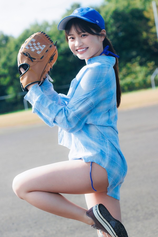 [图片2]-杉井美咲写真集《勝利に向かってPLAYBALL》高清全本[59P]插图-猩猩智库