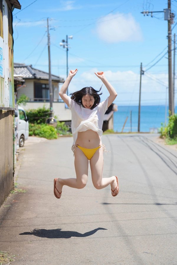 [图片7]-白滨美兔写真集《君と僕の夏合宿》高清全本[67P]插图-猩猩智库